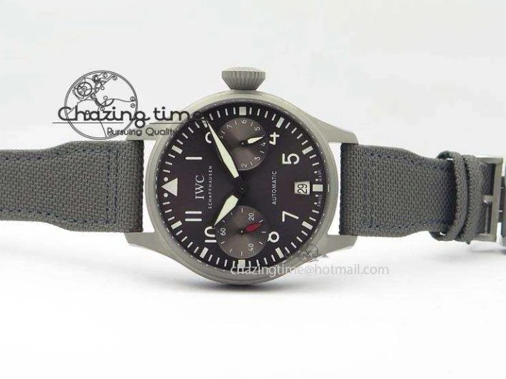 MIROTIME 0109 SunProtective Big Pilot Real PR IW500910 “Patrouille Suisse” ZF 1:1 Best Edition On Gray Nylon Strap 7278